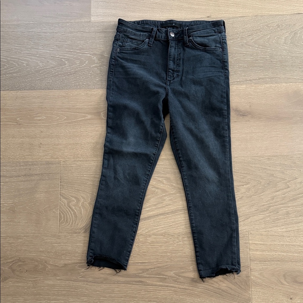 Joe's Jeans Dark Black Ankle Jeans